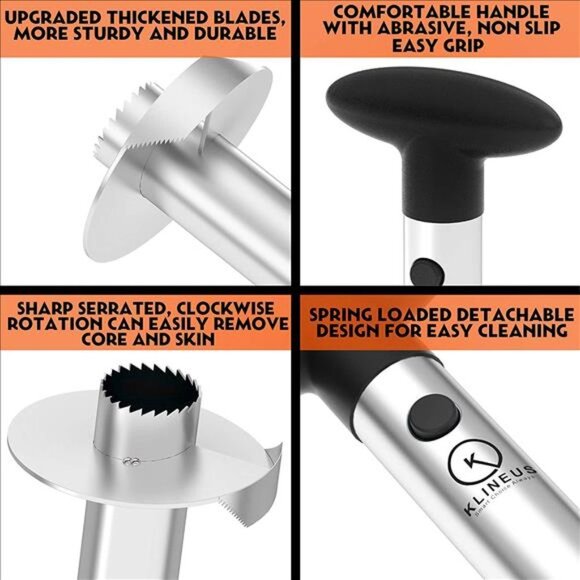 Pineapple Corer and Slicer Tool Food Grade Cutter - Picture 5 of 6
